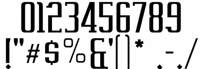 Vahika-Regular Font OTHER CHARS