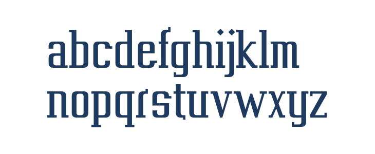 Vahika-Regular Lowercase