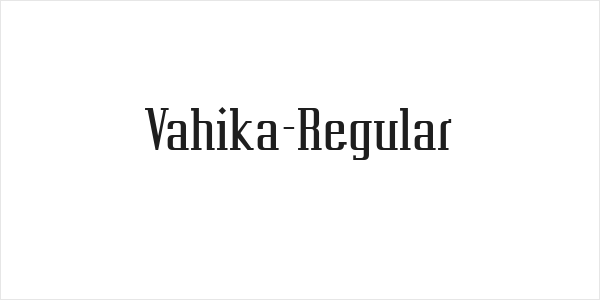 Vahika-Regular Logo