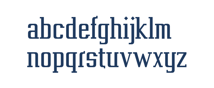 Vahika-Regular Lowercase