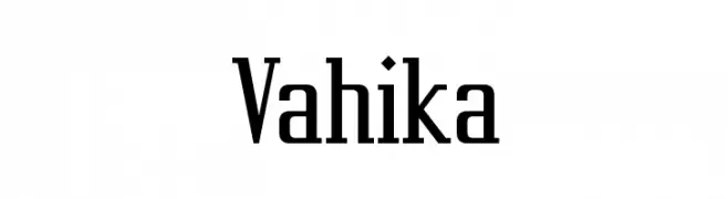 Vahika  Descarca Fonturi Gratis