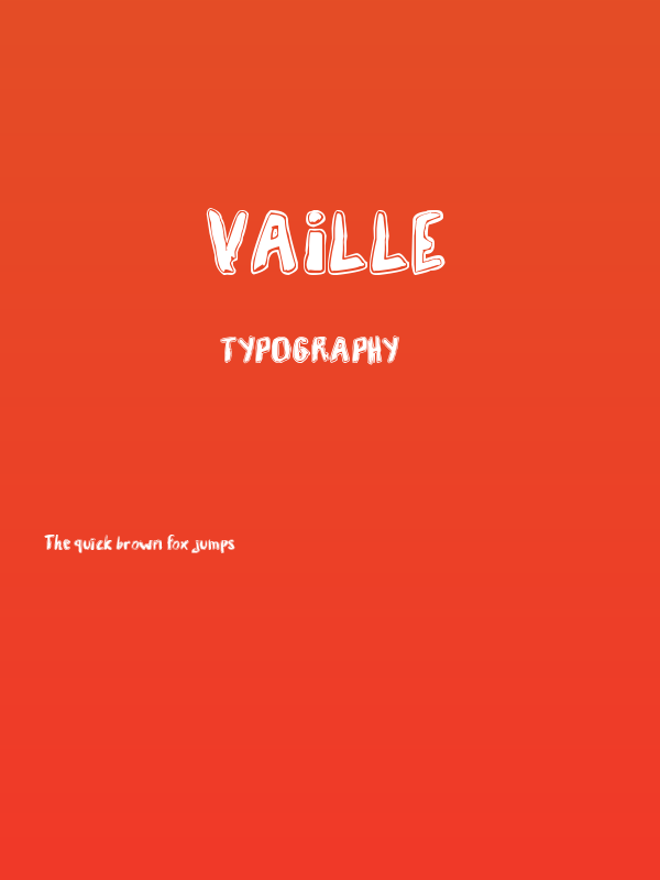 Vaille Poster