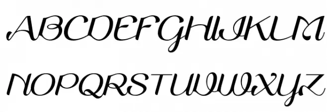 Vailsnick Italic Demo Caratteri MAIUSCOLE