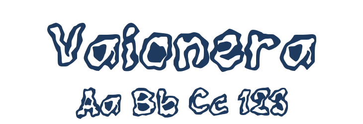Vaionera Font Preview