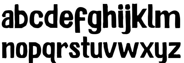Vakansy Font LOWERCASE
