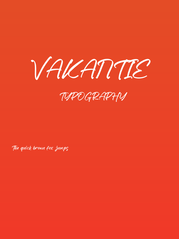 Vakantie Poster