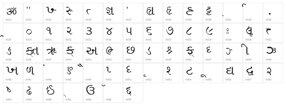 Vakil_01 Character Map