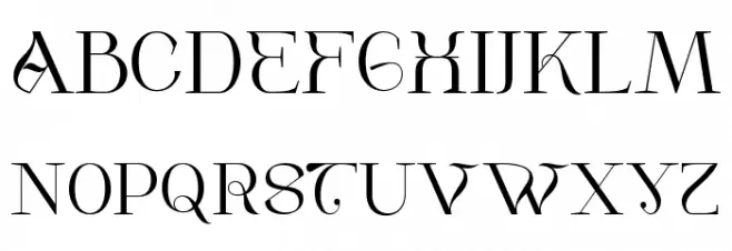 VakoMave Schriftart Groß