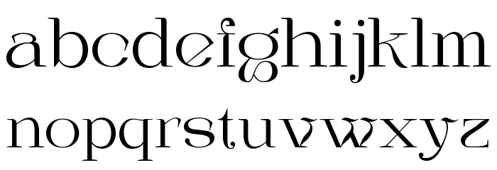 VakoMave Font LOWERCASE