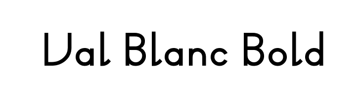 Val Blanc Bold  Free Fonts Download