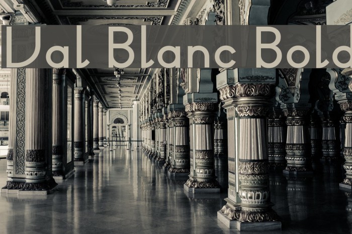 Val Blanc Bold Example 3