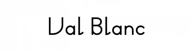 Val Blanc  Frei Schriftart Herunterladen