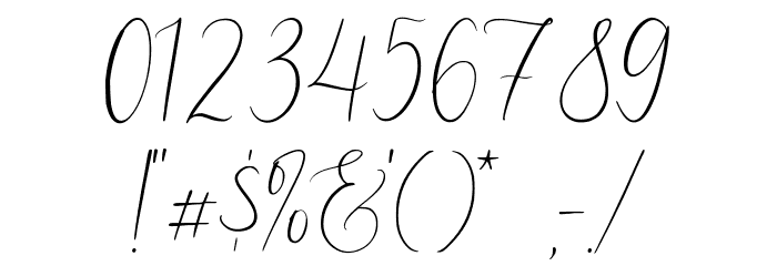 Val Edeline Font OTHER CHARS