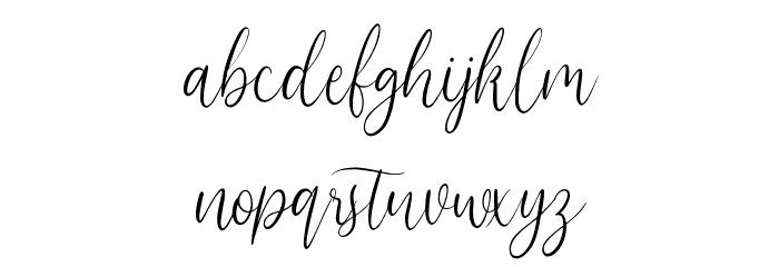Val Edeline Font LOWERCASE