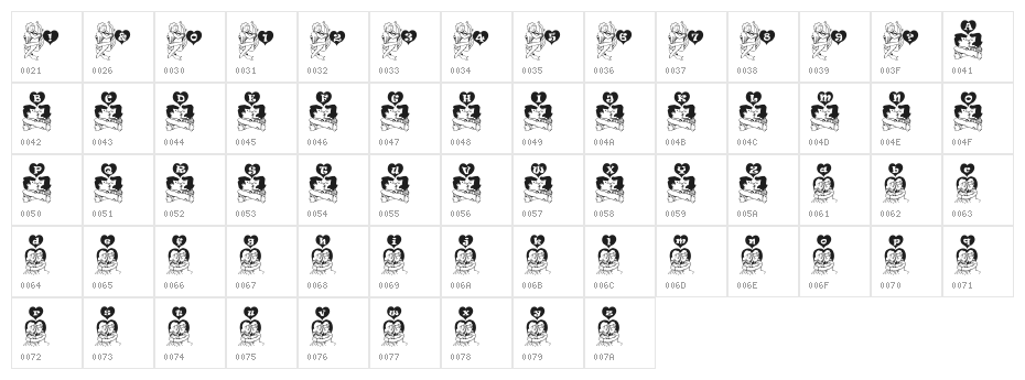 Val & Tyne Character Map
