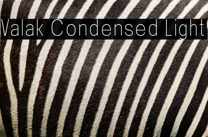 Valak Condensed Light Example 1