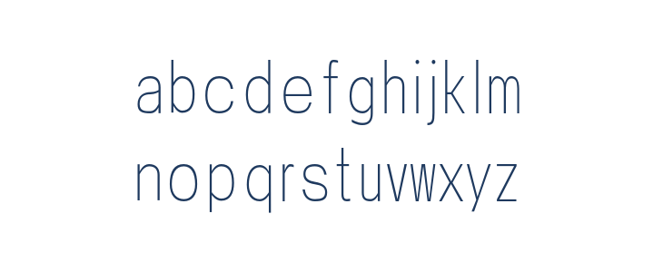 Valak Condensed Light Lowercase