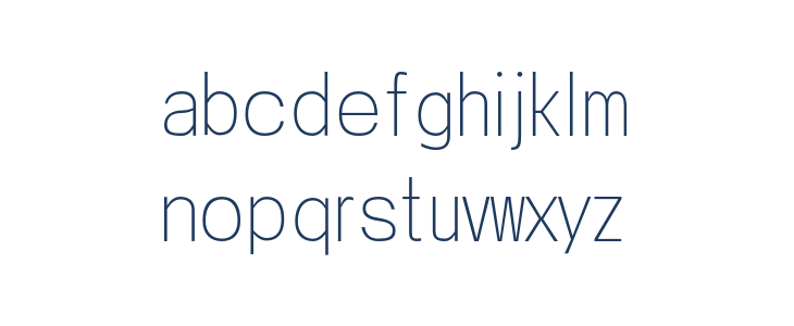 Valak Light Lowercase