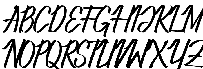 Valanda Script [Demo] Fonte MAIÚSCULAS