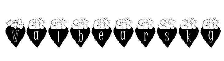 Valbears_kg  免费字体下载