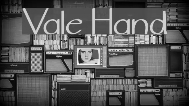 Vale Hand Font examples