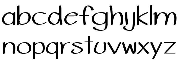 Vale Hand Font LOWERCASE