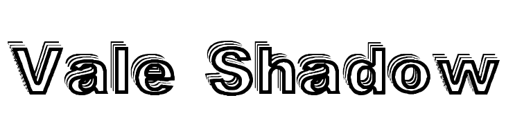 Vale Shadow  Descarca Fonturi Gratis