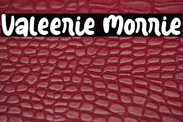 Valeerie Morrie Example 2