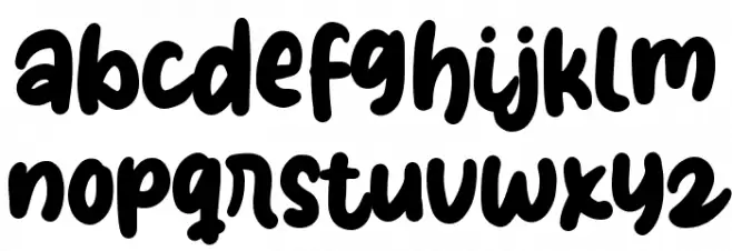 Valeerie Morrie फ़ॉन्ट लोअरकेस