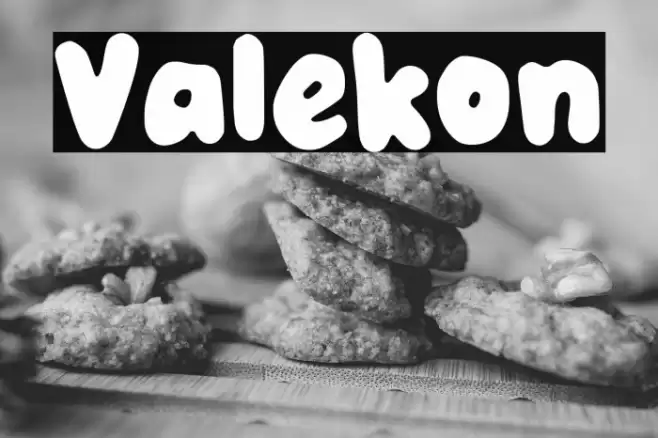 Valekon Font examples
