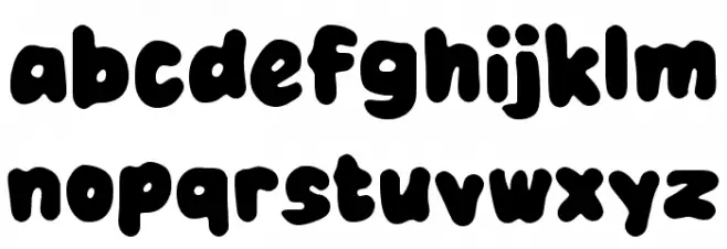 Valekon Font LOWERCASE