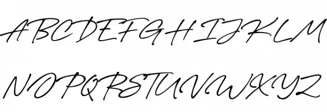 Valen Valentine Script Font UPPERCASE