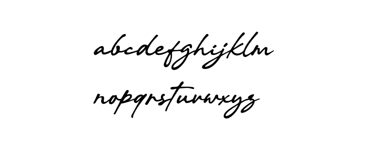 Valen Valentine Script Lowercase