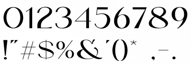 Valen Valentine Serif Шрифта ДРУГИЕ символов