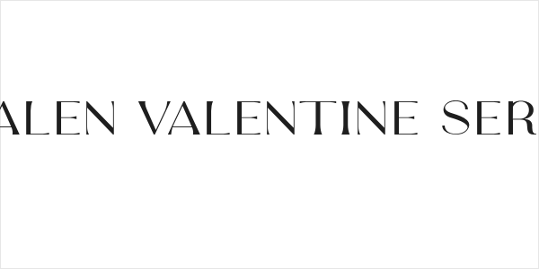 Valen Valentine Serif Logo