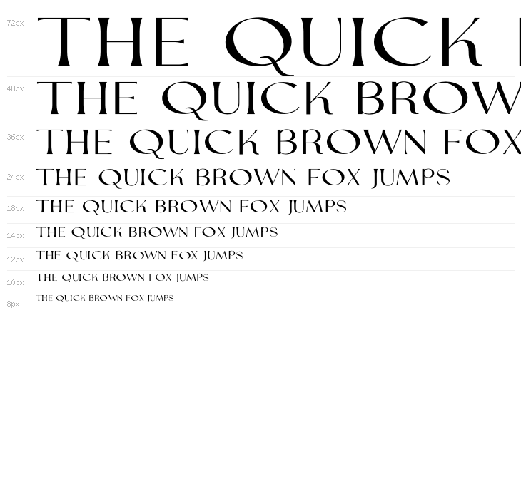 Valen Valentine Serif Waterfall