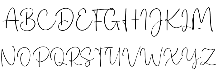 Valencia Nature Font UPPERCASE