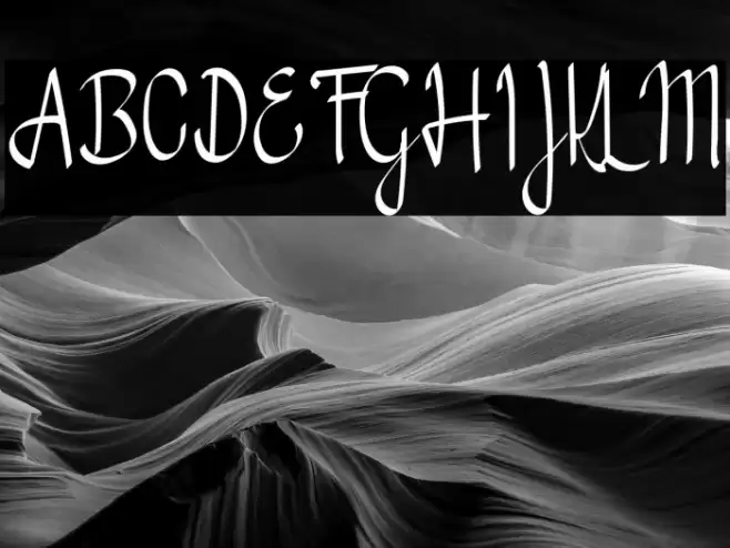 Valencia Script Font examples