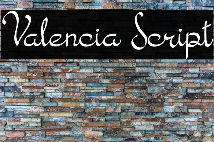 Valencia Script Example 3