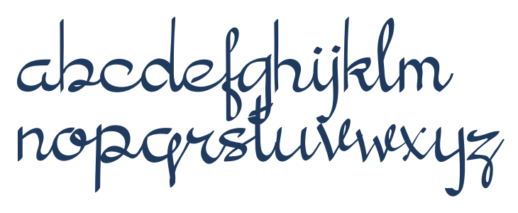 Valencia Script Lowercase