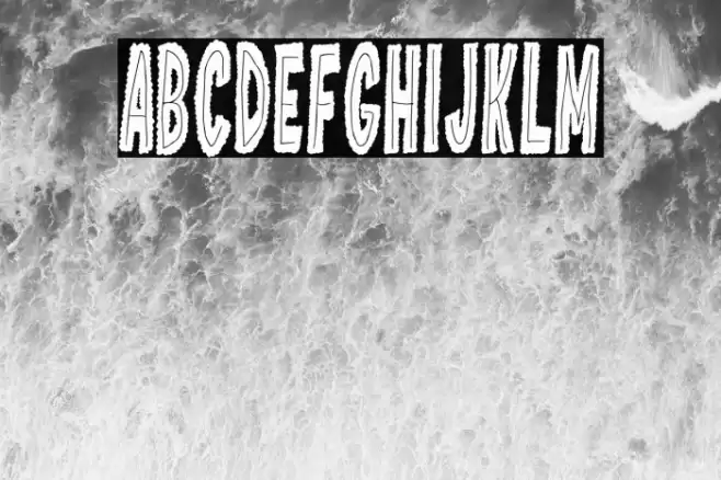 Valencia Tiki Toons Fonte examples