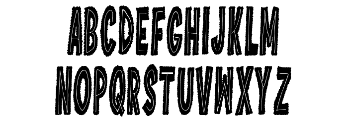 Valencia Tiki Toons Font LOWERCASE