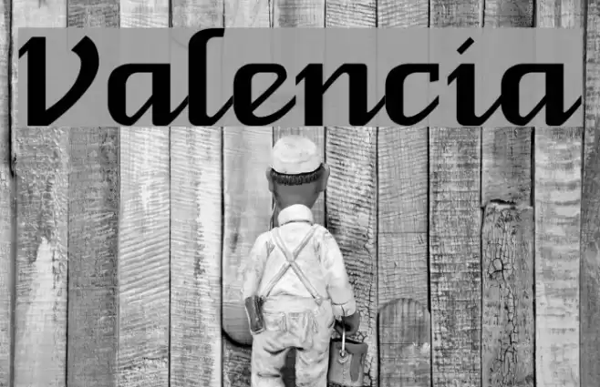 Valencia Font examples