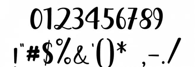 Valentday Font OTHER CHARS