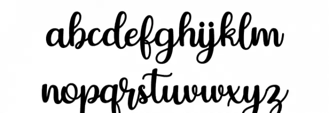 Valentday फ़ॉन्ट लोअरकेस