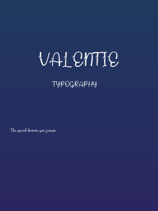 Valentie Poster