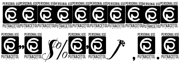 Valentijn FreeVersion Font OTHER CHARS