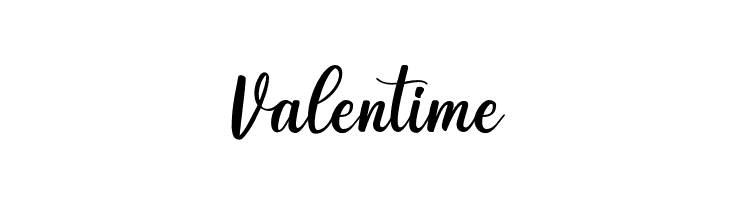 Valentime  Скачать бесплатные шрифты