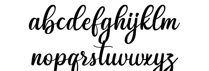 Valentime Font LOWERCASE