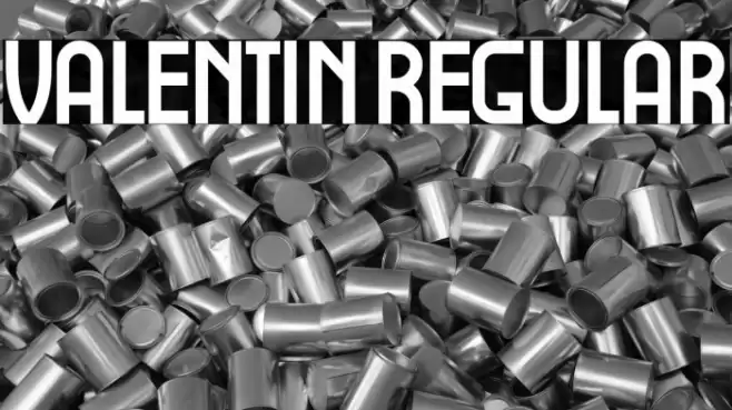 Valentin Regular Font examples